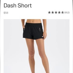 Vuori Dash Shorts - Small - NWT